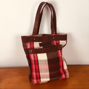Abercrombie Plaid Tote